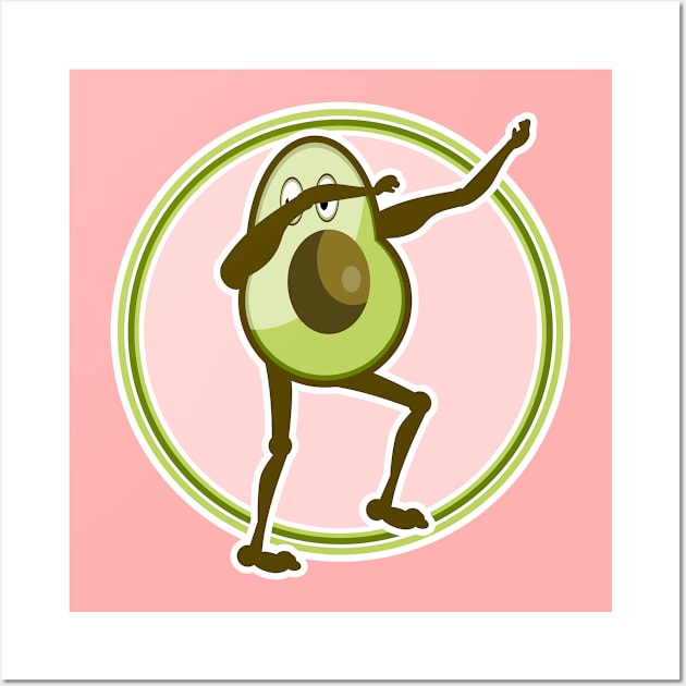 Avocado Dabbing Wall Art by mailboxdisco